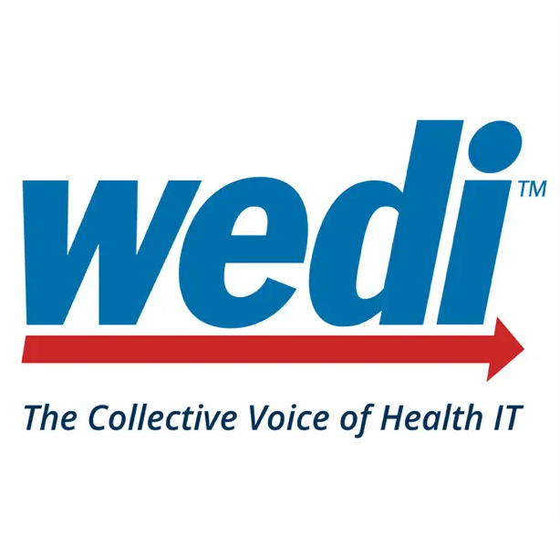 WEDI logo, The Collective Voice of Health IT